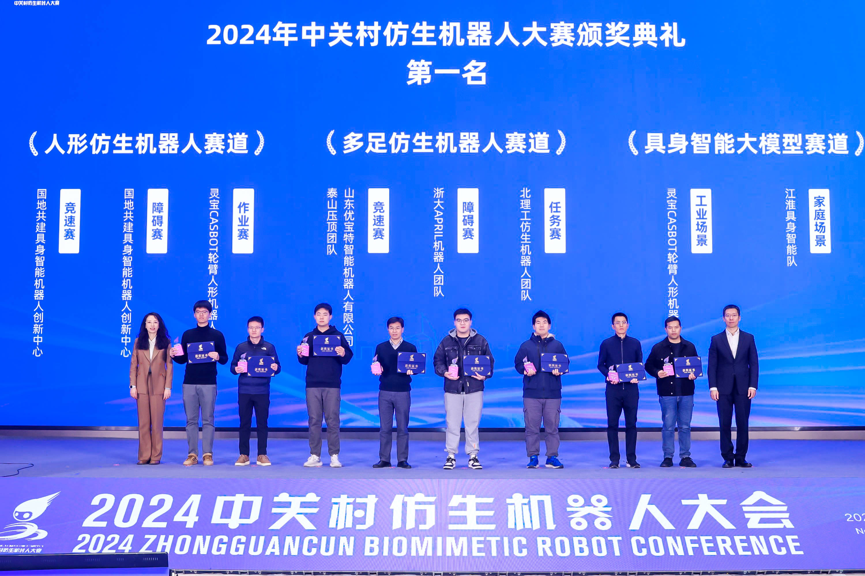 灵宝CASBOT夺得仿生机器人大赛双第一(图1)